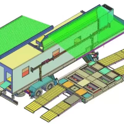 Trạm kiểm tra phanh và trượt ngang lưu động cho xe du lịch và xe tải 20 tấn